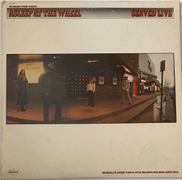 ASLEEP AT THE WHEEL - SERVED LIVE LP-1979 -St-11945 -VERY GOOD CONDITION