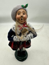 Byers Choice Carolers Girl With Doll ~ 1995 ~