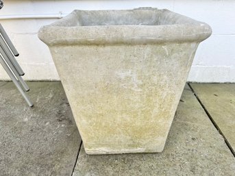 Tapered Cement Outdoor Planter (Unit 2)