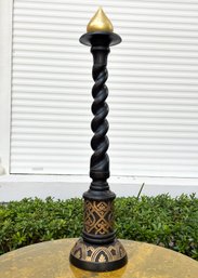 A Large Moroccan Style Decorative Pillar