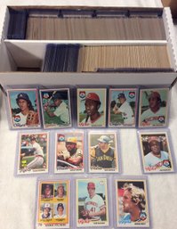 Large Lot Of 1978 Topps Baseball Cards Loaded With Stars And Hall Of Famers