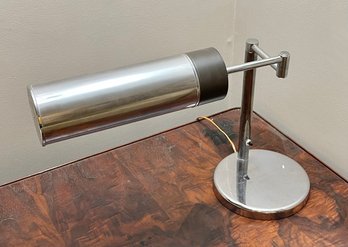 Mid Century Walter Von Nessen Chrome Desk Lamp