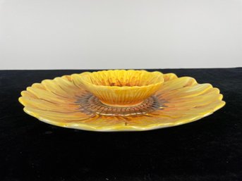 Maxcera Sunflower Platter