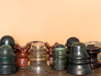 Collection Of Vintage Insulators