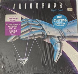Autograph - Sign In Please -Vinyl Record LNFL1-8040 Shrink W/Hype 1984 VERY GOOD CONDITION