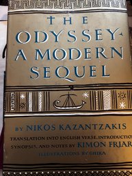 The Odyssey - A Modern Sequel By Nikos Kazantzakis First Edition