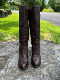 Frye Brown Leather Boots Size 7 M