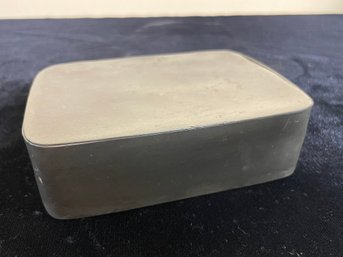 Vintage Pewter Tea Tin