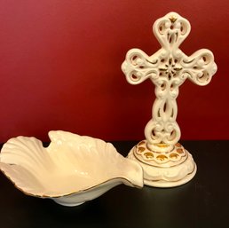 Lovely LENOX Dove And Cross