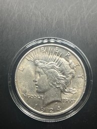 1924 Silver Peace Dollar