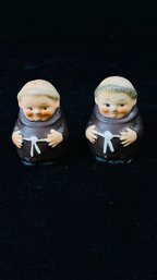 Monk Salt And Pepper Shakers