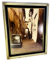 Framed Picture Of An Alleyway In Roma 1980 By Bob Grenier