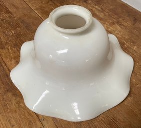 Pretty Antique Milk Glass Shade