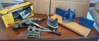 Miscellaneous Pullies, Clamps And Miter Saw