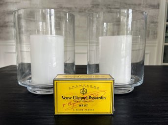 Hurricanes And Glass Veuve Clicquot Match Holder