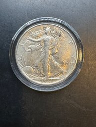 1943 Walking Liberty Silver Half Dollar