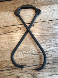 Vintage (Antique?) Rustic Iron Ice Tongs 12