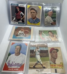 Early Baseball Cards Including 1952 Bowman And 1960 Fleer