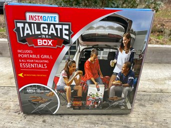 Instagate Tailgate In A Box-portable Grill, Charcoal, Tools And More - New In Box - Lot 3