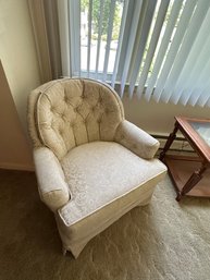 Cream Colored Upholstered Chair