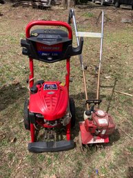 Mantis And A Troy-bilt Power Washer