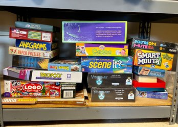 Nice Selection Of Board Games Including Scene It? & Cadoo