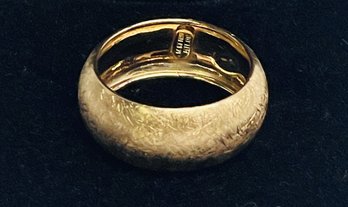 Milor Italy 10K Gold Lightly Etched Ring- Size 6/6.5