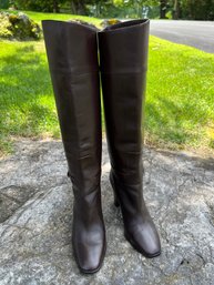 Christian Louboutin Dark Brown Leather Boots Size 37