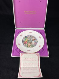 The Royal Doulton 1982 Valentines Day Plate
