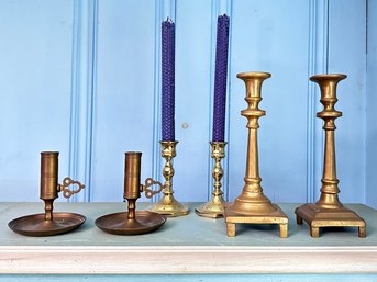 Vintage Brass Candlesticks