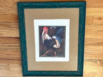 Rooster Print Signed