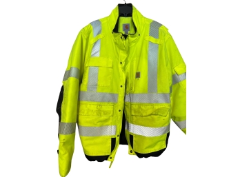 Carhartt Neon Yellow High Visibility Workforce Jacket