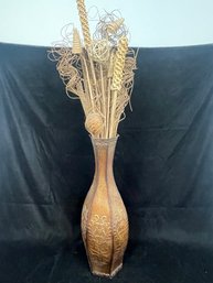 Dried Willow Branch Vase Display