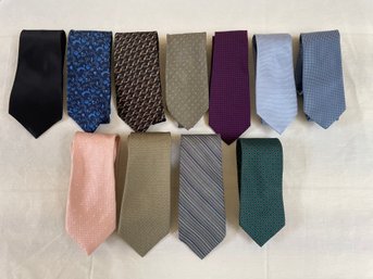 Lot If 11 Designer Ties Mixed Brands