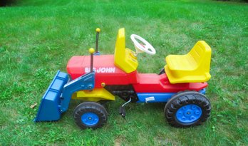 RARE Toy! Big John West German Toy Pedal Front Loader With Box