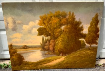 Landscape Painting ~ Signed L Stephano ~ Oil On Canvas