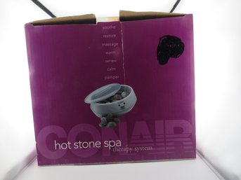 Conair Hot Stone Spa Therapy System- New Open Box