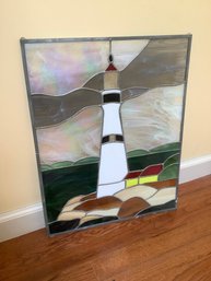 Stained Glass Light House Art