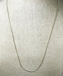 Gold Over Sterling Silver Chain Necklace 18'