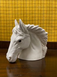 Vintage Ceramic Horse Head Planter
