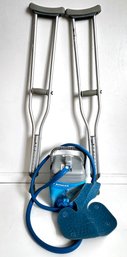 Kodiak Polar Care Ice Machine For Surgery Recovery & Pair Of Adjustable Crutches