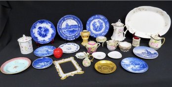 A Lot Of Quality 19th & 20th Century Porcelain & Ceramic Plates, Bowls, Platters & More