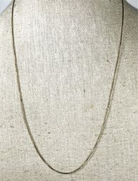 Fine Gold Over Sterling Silver Chain Necklace Never Worn 18'