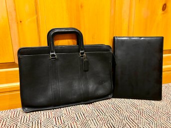 Vintage Coach Leather Briefcase And More