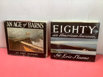 Book Lot By Eric Sloane- One Signed