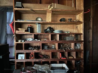 Shelf Lot In Back Garage