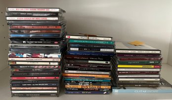 CD's Lot C - 60pc Lot - Mostly 90s, 2000s Plus WFUV Compilations, Irish Collection, Christmas