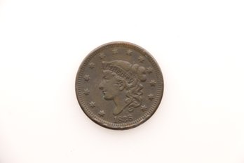 1838 Large Cent Penny Coin