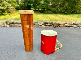 Toca Tube Drum & Tall Wooden Drum