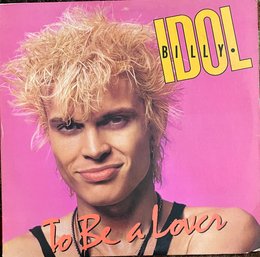 BILLY IDOL  - TO BE A LOVER -  12' MAXI 1986 All Summer Single - VINYL PROMO LP